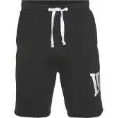 Lonsdale Calças 'Polbathic' preto / branco