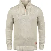 !Solid Pullover 'Petro' castanho / greige