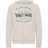 Blend Casaco em moletão cinzento claro / verde / preto