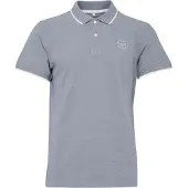 Blend Camisa 'Nate' azul pombo / branco
