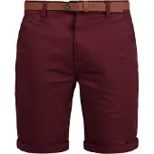 !Solid Calças 'Montijo' vermelho vinho