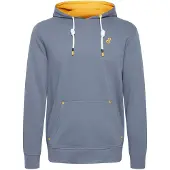 !Solid Sweatshirt 'Kenan' azul / amarelo