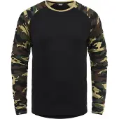 !Solid Camisa 'Cajus' verde / cáqui / preto / branco