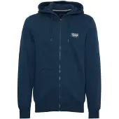 Blend Casaco em moletão 'Kaylon' genciana / azul claro / branco