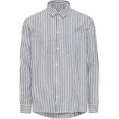 !Solid Camisa cinzento claro / branco