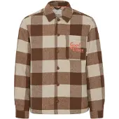 Blend Casaco meia-estação creme / castanho / acastanhado / laranja