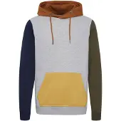 Blend Sweatshirt 'LAMPERT' amarelo / cinzento claro / verde