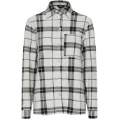 Oxmo Casaco de velo 'Chia' cinzento / preto / branco