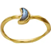 Maanesten Anel 'DORIS' azul / ouro
