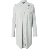 Ralph Lauren Camisola de pijama cinzento claro / branco