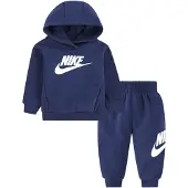 Nike Fato de jogging 'Club Fleece' navy / branco