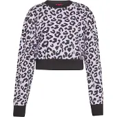 Swirly Sweatshirt roxo claro / preto
