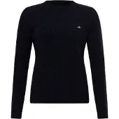 Gant para mulher. 4805315 Camisola Eights azul-marinho (S), Casual, Lã