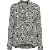 Ichi Blusa 'Marrakech' preto / offwhite
