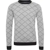 Blend Pullover 'Nison' cinzento claro / preto
