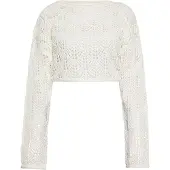 Swirly Pullover branco