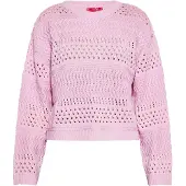 Swirly Pullover rosa claro