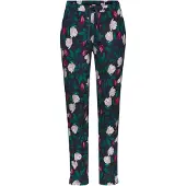 s.Oliver Calças de pijama marinho / esmeralda / vermelho vinho / branco