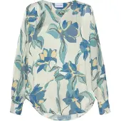 LASCANA Blusa creme / azul claro