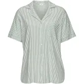 s.Oliver Camisa de pijama verde / branco