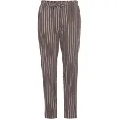 s.Oliver Calças de pijama bege / castanho / vermelho claro