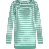 SANIKA Pullover verde claro / branco