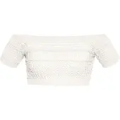 Swirly Pullover branco