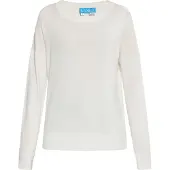SANIKA Pullover azul / branco