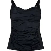 Swim By Zizzi Top de tankini preto