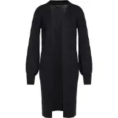 NAEMI Casaco de malha preto
