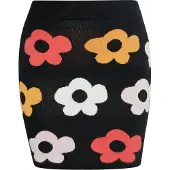 Swirly Saia laranja / melancia / preto / branco