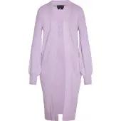 NAEMI Casaco de malha lavanda