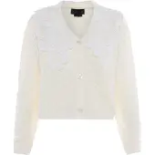 NAEMI Casaco de malha branco / branco lã