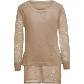 ZITHA Pullover taupe