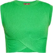 Swirly Top de malha lima
