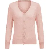 SANIKA Casaco de malha cor-de-rosa