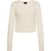 NAEMI Casaco de malha creme