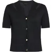 NAEMI Casaco de malha preto