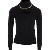 Nascita Pullover ouro / preto