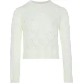 Swirly Pullover branco lã
