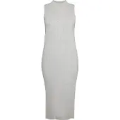 Faina Vestido de malha cinzento
