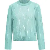 Swirly Pullover aqua