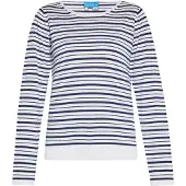 SANIKA Pullover marinho / branco