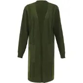 ALARY Casaco de malha verde escuro