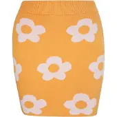 Swirly Saia laranja / branco