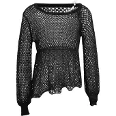 Nascita Pullover preto