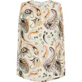 Usha Blusa creme / mistura de cores