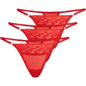 TEYLI Tanga 'Erori' vermelho