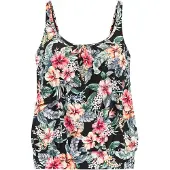 LASCANA Tankini verde / vermelho sangue / preto / branco