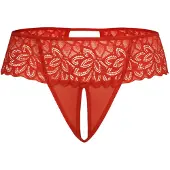 TEYLI Tanga 'Rossu' vermelho vinho
